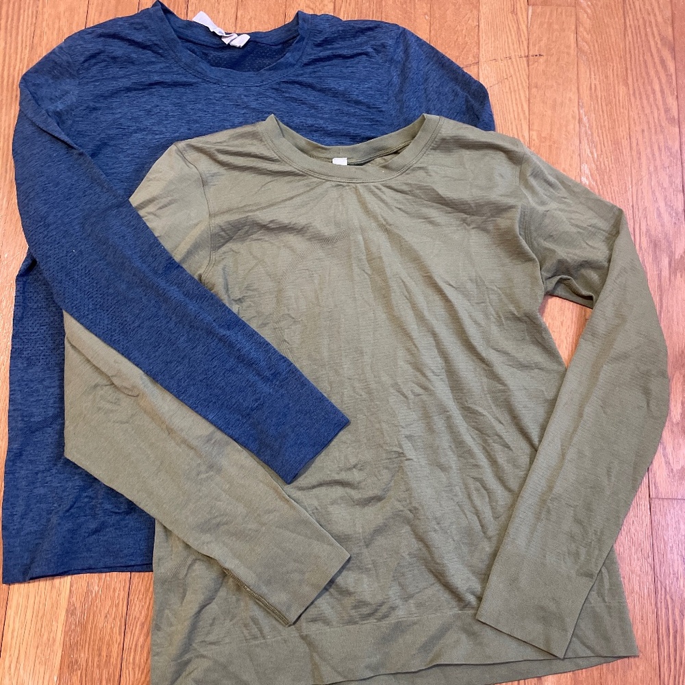 Lululemon Long Sleeve Swiftly Tech Shirts Size 8